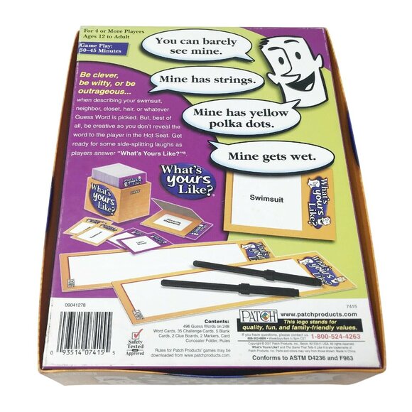 WHAT'S YOURS LIKE? - Family GAME NIGHT & Party Board Card Game - Picture 6 of 12